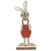 Decorazione pasquale a forma di coniglio in due varianti, 17 cm