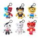 Deddy Bear clip-on peluche a sorpresa, serie 4 - diversi modelli