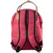 Deve: Zaino scolastico rosso arrotondato, 40x30x12cm