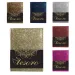 Diario glitterato Tesoro in diverse varianti di colore 20x14 cm