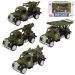 Die-Cast: Auto militare in miniatura in diverse varianti a frizione 1/55