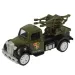 Die-Cast: Auto militare in miniatura in diverse varianti a frizione 1/55