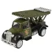 Die-Cast: Auto militare in miniatura in diverse varianti a frizione 1/55