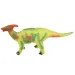 Dino World: Figura di dinosauro Parasaurolophus in vinile con suono, imbottitura in cotone, 35 cm