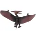 Dino World: Figura di dinosauro Pterosauro dettagliatamente lavorata di 20 cm in gabbia