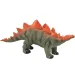 Dino World: Figura di dinosauro Stegosaurus in vinile che emette suoni, con imbottitura in cotone, di 35 cm.