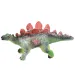 Dino World: Figura di dinosauro Stegosaurus in vinile con suono, imbottitura in cotone, 35 cm