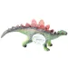 Dino World: Figura di dinosauro Stegosaurus in vinile con suono, imbottitura in cotone, 35 cm