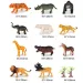 Dino World: Set di figure di animali selvatici