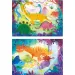 Dinosauri divertenti Supercolor 2 in 1 puzzle 2x20 pezzi - Clementoni