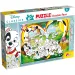 Disney 101 cuccioli 2 in 1 puzzle da 60 pezzi e libro da colorare 50x35cm - Lisciani