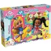 Disney Alice nel Paese delle Meraviglie 2 in 1 maxi puzzle da 24 pezzi e libro da colorare 70x50cm - Lisciani