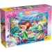 Disney Ariel 2 in 1 maxi puzzle da 35 pezzi e album da colorare 70x50 cm - Lisciani