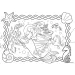 Disney Ariel 2 in 1 maxi puzzle da 60 pezzi e libro da colorare 70x50cm - Lisciani