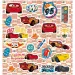 Disney: Cars album di adesivi da 12 pagine con 50 pezzi