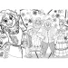 Disney Encanto 2 in 1 maxi puzzle 4x48 pezzi e album da colorare 35x25cm - Lisciani