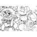 Disney Encanto 2 in 1 maxi puzzle da 2x60 pezzi e colorabile 50x35cm - Lisciani