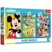 Disney: La squadra di Topolino 3x80 pezzi puzzle - Trefl