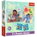 Disney+Lilo&amp;Stitch puzzle e carte memoria 2 in 1 set - Trefl