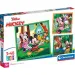 Disney Mickey Mouse e amici puzzle Supercolor 3x48 pezzi - Clementoni