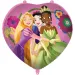 Disney+Principesse: Palloncino in foil a forma di cuore 46cm