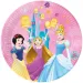 Disney+Principesse piatti di carta rosa set da 8 pezzi 23cm