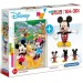 Disney: Puzzle da 104 pezzi con Topolino + modello 3D di Topolino - Clementoni