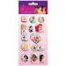 Disney: Set di 13 adesivi olografici 3D delle principesse Disney