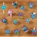 Disney+Stitch mini figura sorpresa in capsula a forma di ananas serie 4 1 pezzo