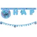 Disney+Stitch striscione per festa di compleanno "Happy Birthday" 200cm