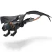 Dragon Trainer: Il Mondo Nascosto - Figura di drago Sdentato Ultimate Plasma Blast con luci e suoni, 38 cm - Spin Master