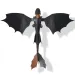 Dragon Trainer: Il Mondo Nascosto - Figura di drago Sdentato Ultimate Plasma Blast con luci e suoni, 38 cm - Spin Master