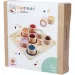 Eichhorn: Coppie di cilindri sensoriali in legno Montessori – Gioco in legno per lo sviluppo del tatto - Simba Toys