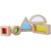 Eichhorn: Forme in legno Montessori con finestre colorate – Set di costruzione per lo sviluppo sensoriale - Simba Toys