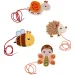 Eichhorn: Gioco di legno con animali da infilare - Simba Toys