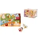 Eichhorn: Puzzle con manopole in legno a forma di animali in diverse varianti 1 pezzo - Simba Toys