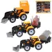 Engineering Truck: Set di tre escavatori con rimorchi 28cm