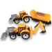 Engineering Truck: set di macchine da lavoro in 2 pezzi con trattori, rimorchio e scalpello