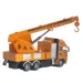 Escavatore o autogru da cantiere telecomandato RC con luci in due varianti, frequenza 27MHz, scala 1/36, 20 cm
