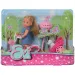 Évi Love: Bambola ciclista con cagnolino in due varianti 1 pezzo - Simba Toys
