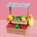 Évi Love: Set di gioco Évi bambola con bancarella di frutta - Simba Toys