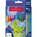 Faber-Castell: Confezione di pennarelli dinosauro 10+3 pezzi