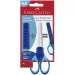 Faber-Castell: Forbici scolastiche Grip blu