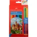 Faber-Castell: Matite colorate 12 pezzi + 3 pezzi Bicolor