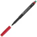 Faber-Castell: Multimark pennarello alcolico F 0,6mm rosso