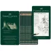 Faber-Castell: Set di 12 matite di grafite Castell 9000 in scatola di metallo