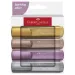 Faber-Castell: Set di 4 evidenziatori metallici 1546