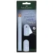 Faber-Castell: Set di 4 matite in grafite GRIP Sparkle azzurro cielo con gomma e temperino