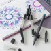 Faber-Castell: Set di Compasso a Regolazione Rapida con Adattatore Universale – Colore Argento