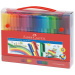 Faber-Castell: Set di Pennarelli Connector – confezione da 60 pezzi in pratica custodia